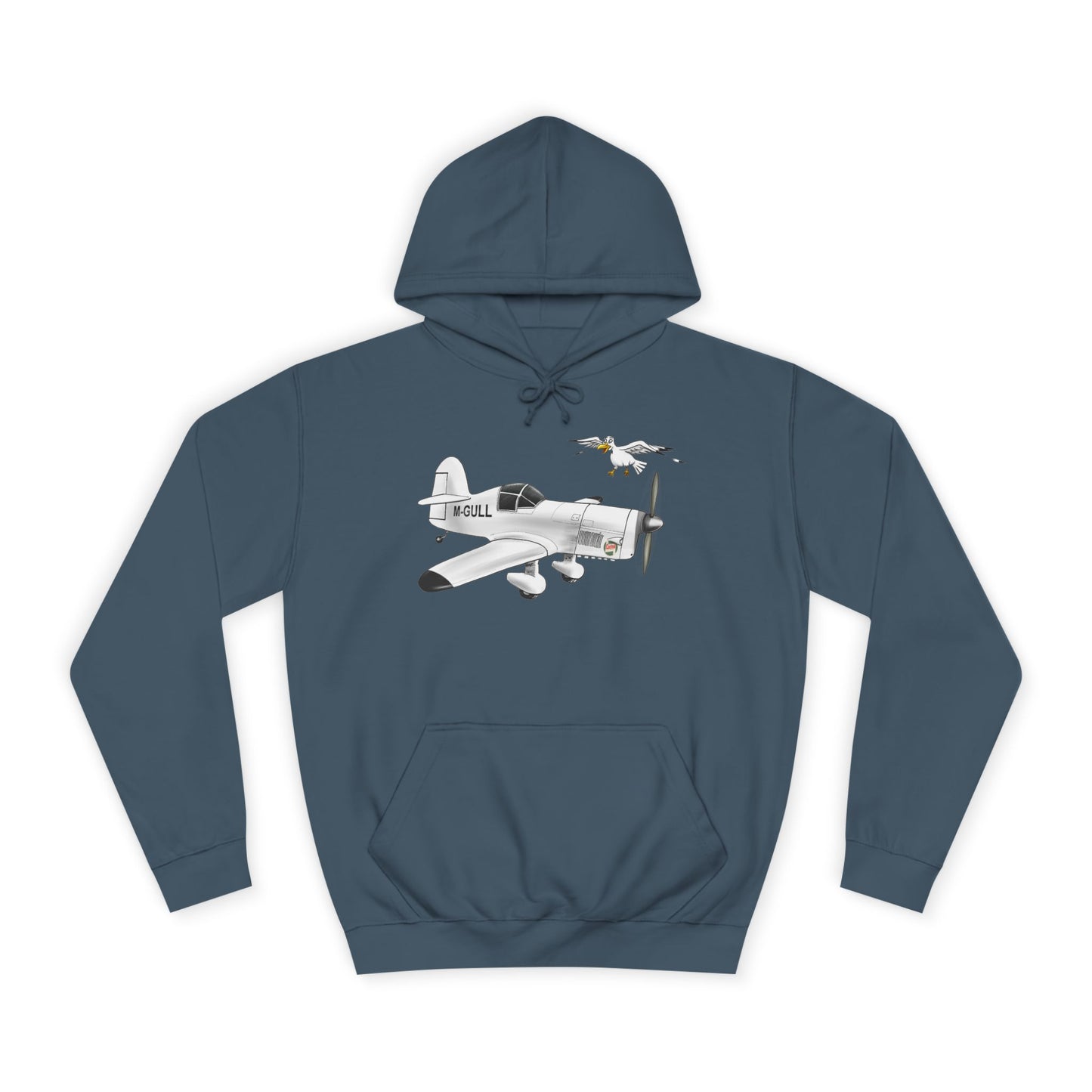 Vintage Mew Gull Hoodie - Historic Racing Aircraft Design