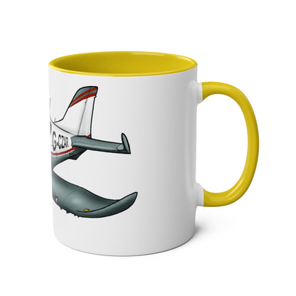 Sportcruiser Aircraft Two-Tone Coffee Mugs, 11oz - Funky Aviation