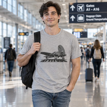 Vintage Airplane Graphic T-Shirt