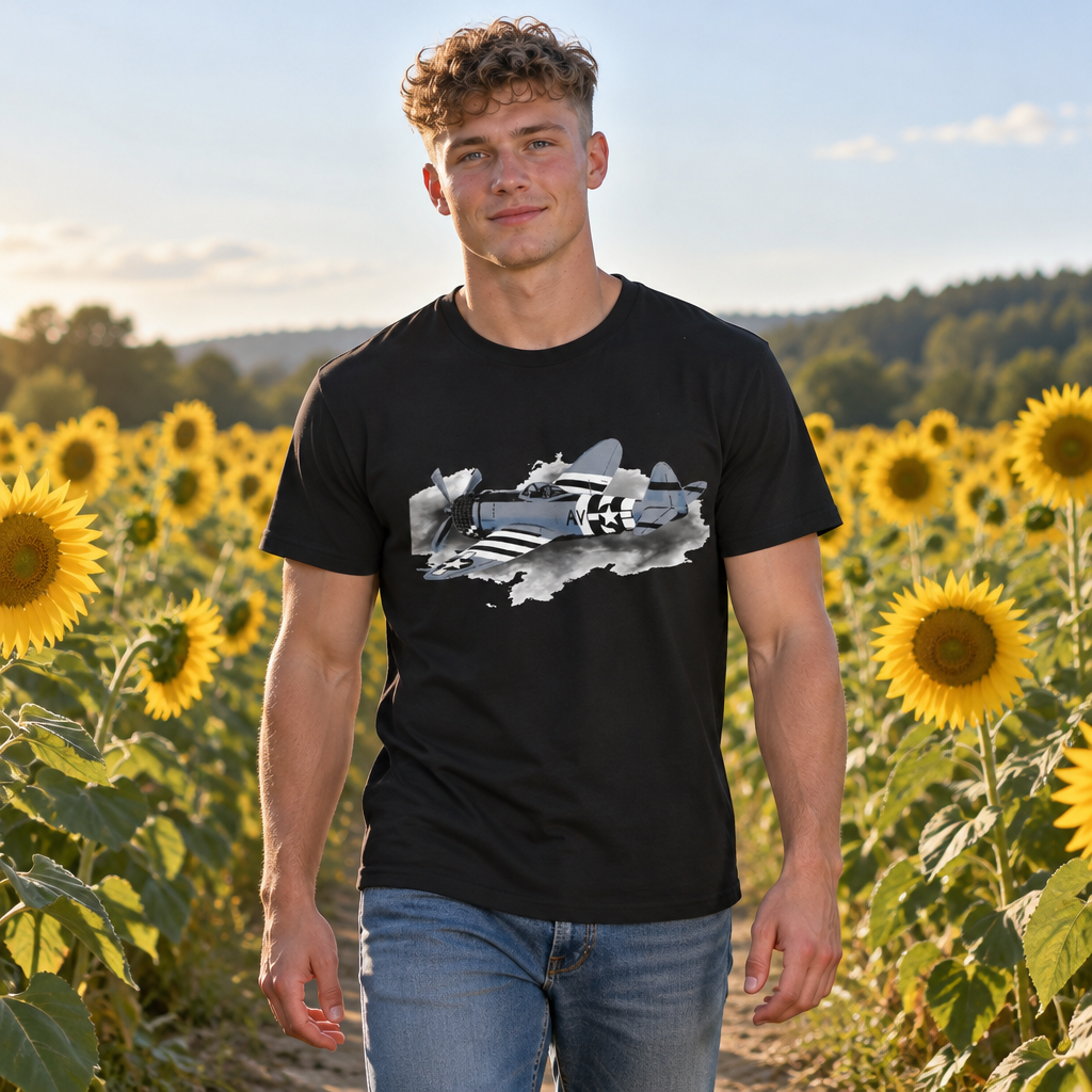 Vintage Airplane Graphic T-Shirt