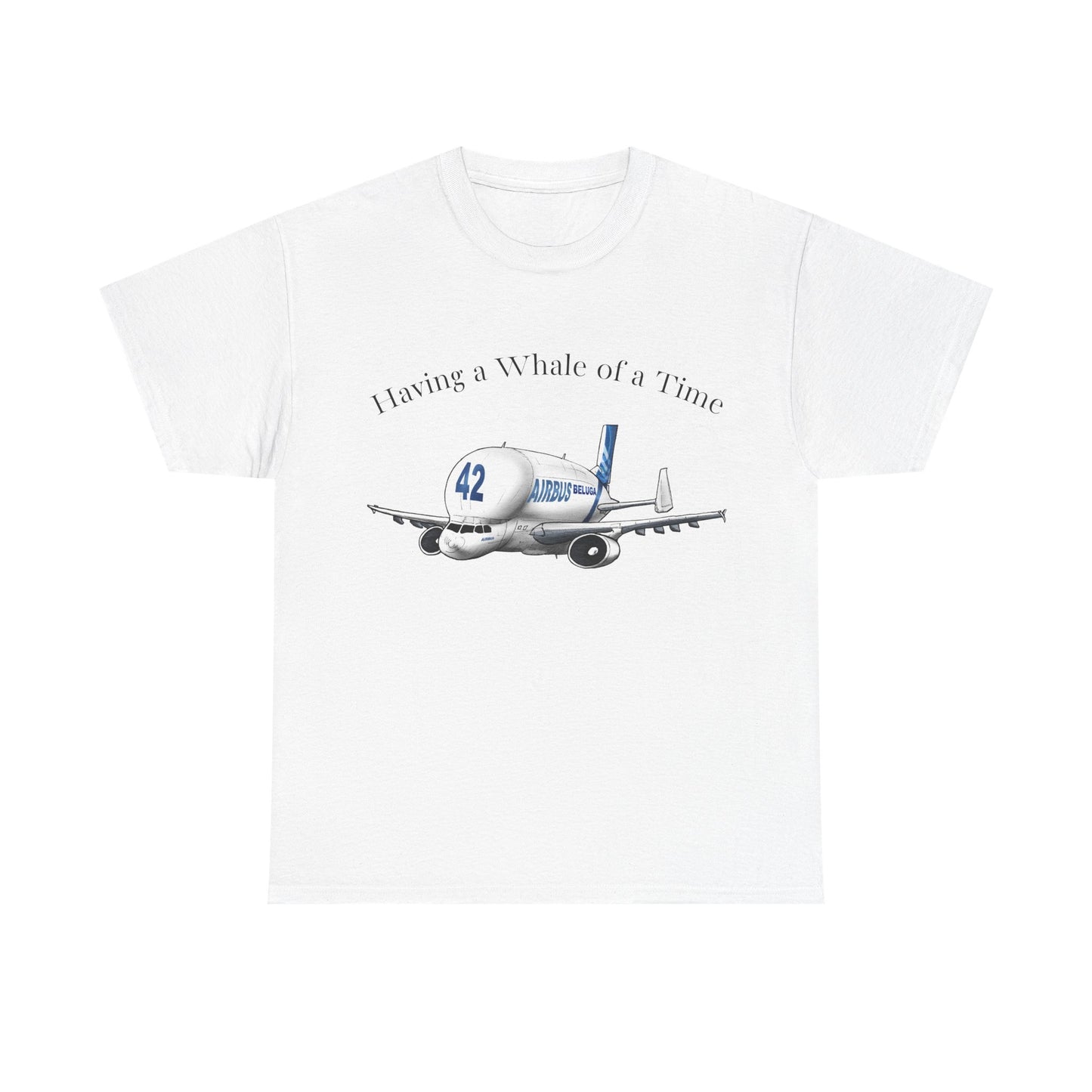 Having a Whale of a Time Beluga Heavy Cotton Tee