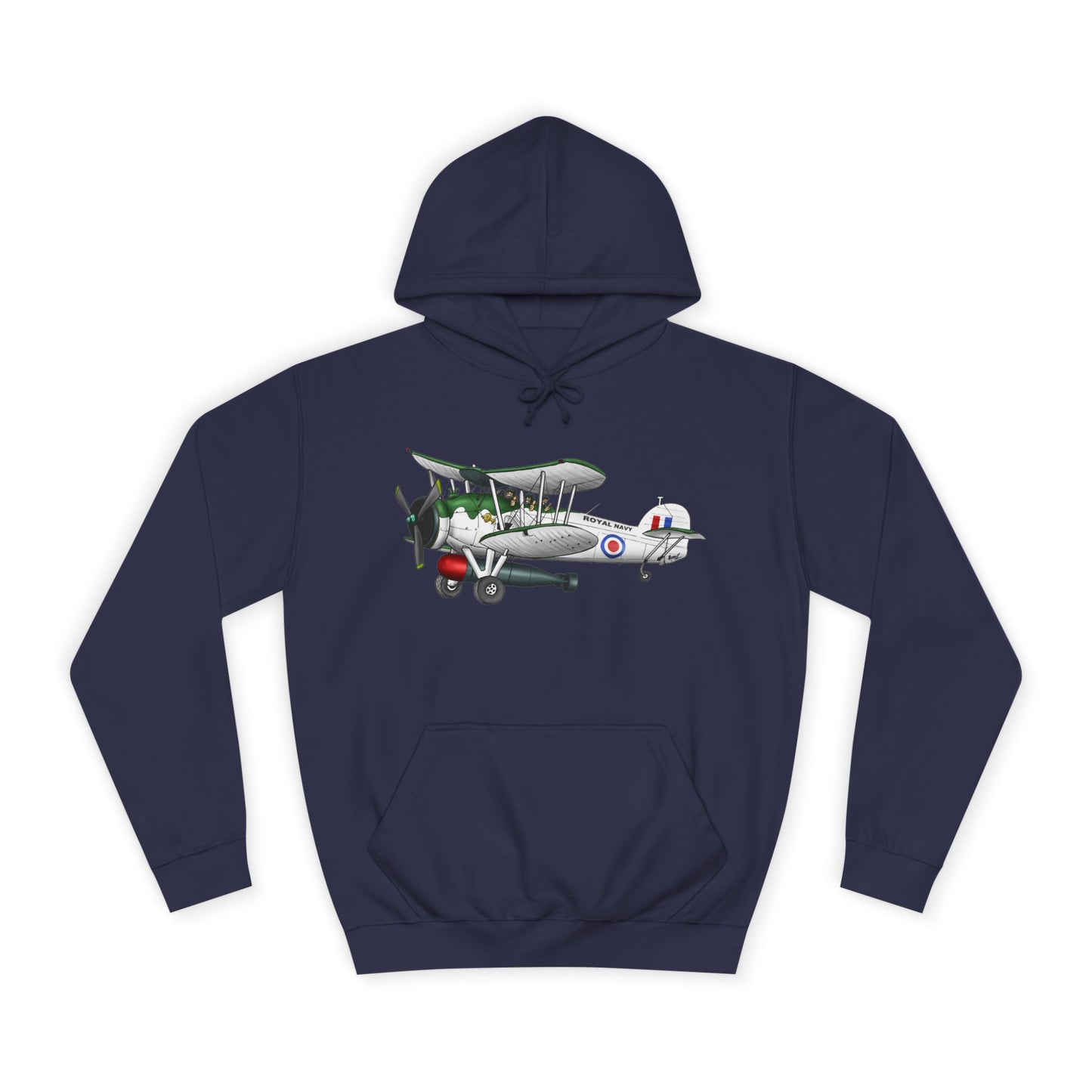 Navy Swordfish historic Aircraft Unisex College Hoodie - Funky Aviation