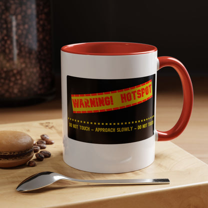 Warning ! Hotspot ! SLA Aviation Accent Coffee Mug (11oz)