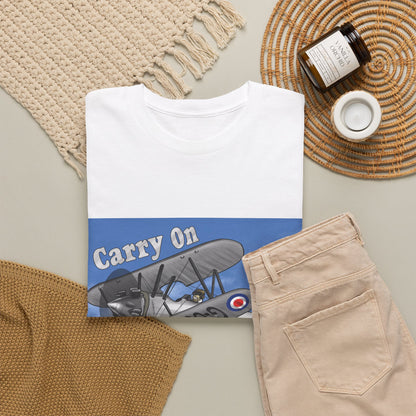 Carry On Flying Vintage Airplane T-Shirt