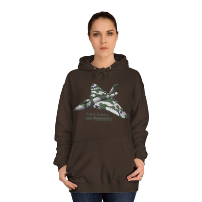 Vulcan Bomber Aircraft Unisex College Hoodie - Funky Aviation