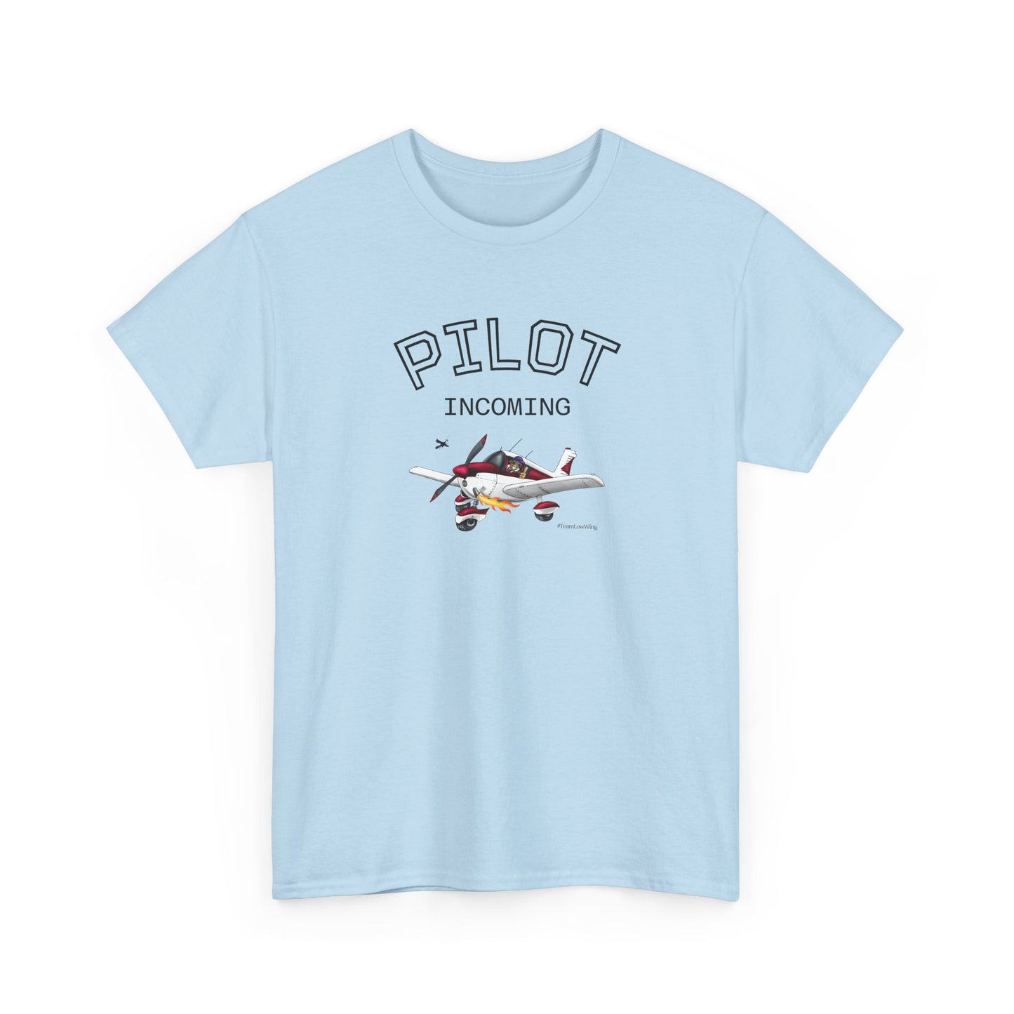 Pilot Incoming T-Shirt – Vintage Airplane Graphic Tee for Aviators & Flight Enthusiasts