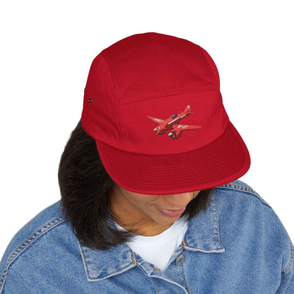Vintage Comet Racer 5-Panel Cap — Embroidered Racing Logo