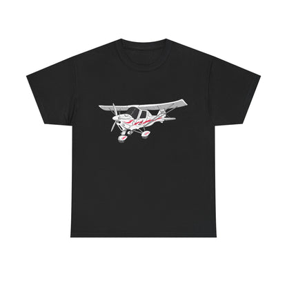 C42 Microlight Unisex Tee with Red Decals