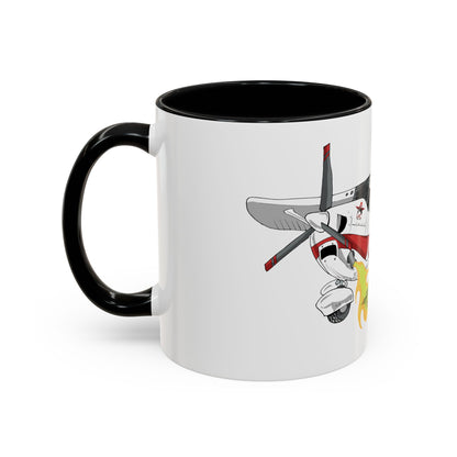Coffee Mug - Cartoon Cessna Aircraft with LAC Logo