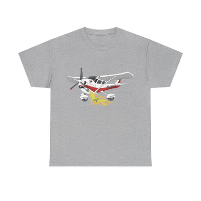 Cessna Unisex Tee Hand Drawn Aviation Design