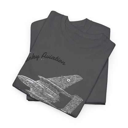 Funky Aviation Sea Vixen Vintage Aircraft T-Shirt