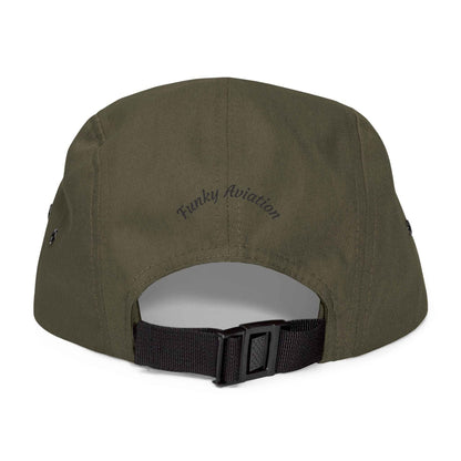 Vintage Comet Racer 5-Panel Cap — Embroidered Racing Logo