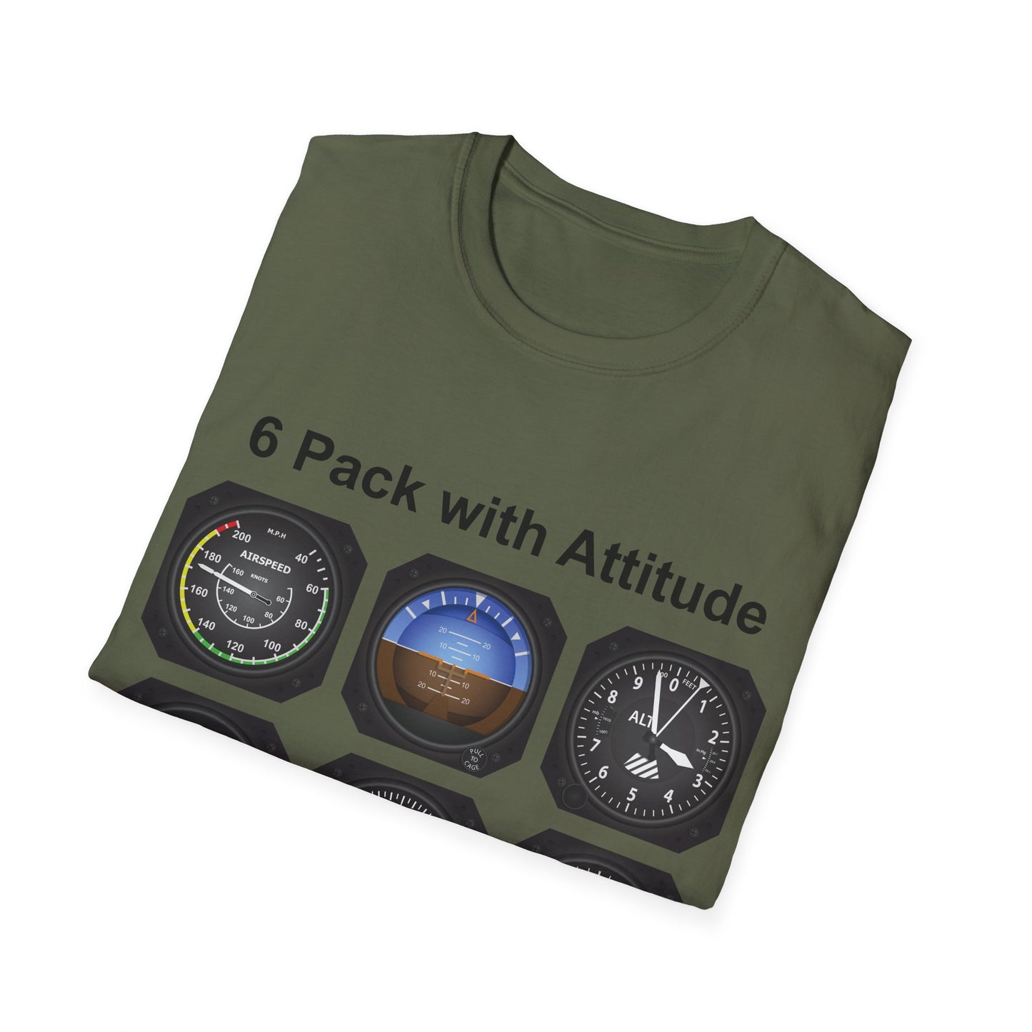 Aviator 6 Pack Unisex T-Shirt - Attitude Collection
