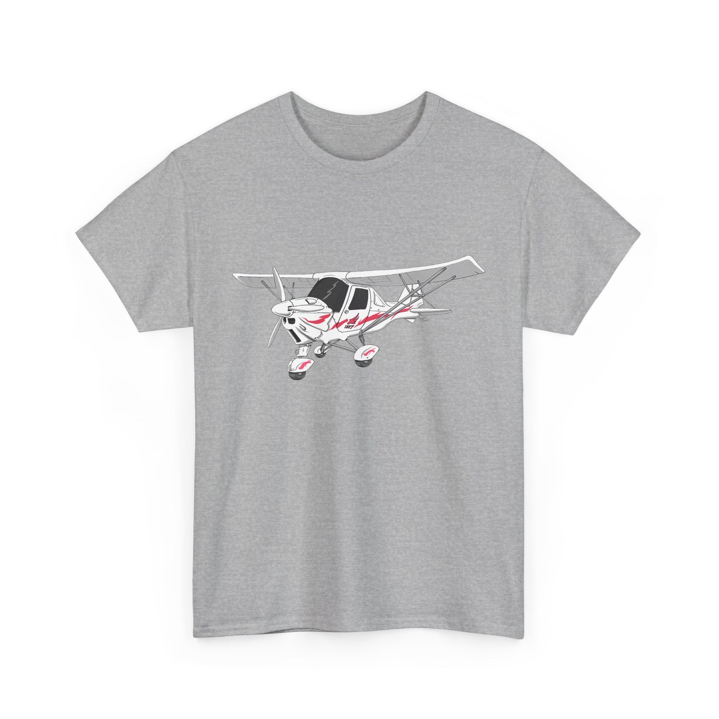 C42 Microlight Unisex Tee with Red Decals