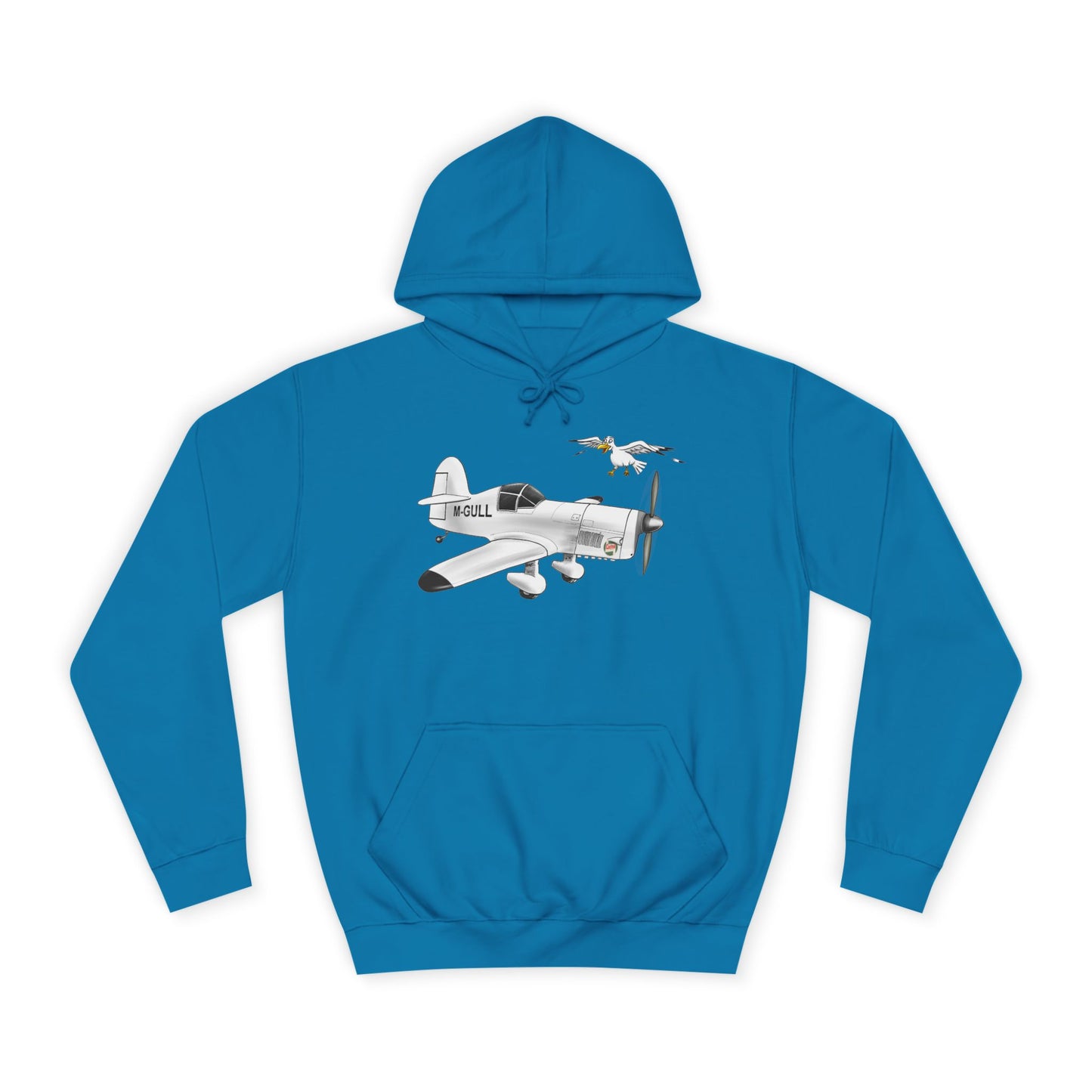 Vintage Mew Gull Hoodie - Historic Racing Aircraft Design