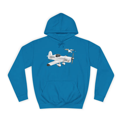 Vintage Mew Gull Hoodie - Historic Racing Aircraft Design