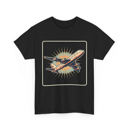 Vintage Jumbo Jet T‑Shirt — Retro Aviation Graphic Tee for Plane Lovers