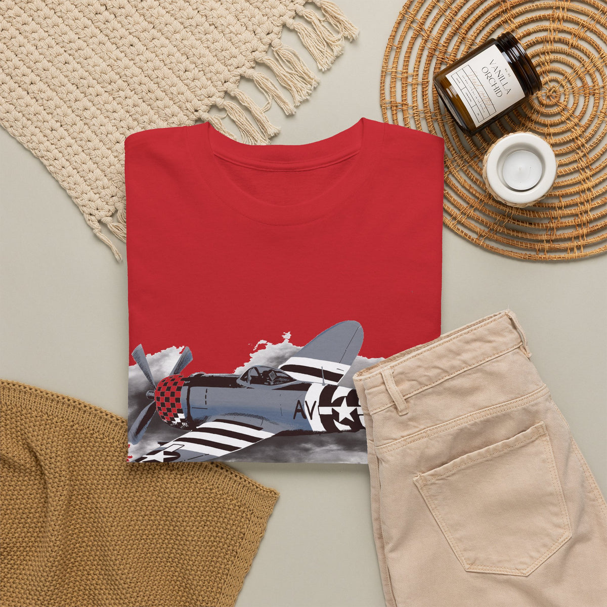 Vintage Airplane Graphic T-Shirt