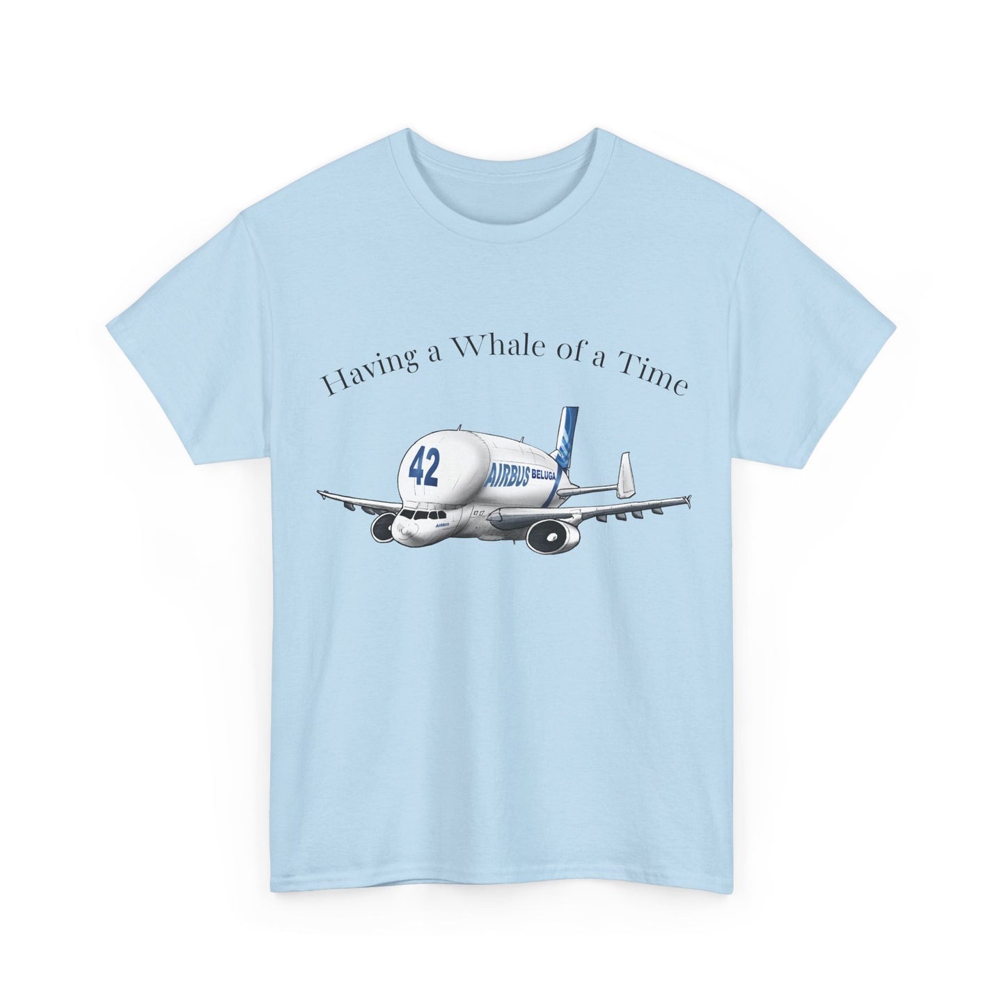 Having a Whale of a Time Beluga Heavy Cotton Tee