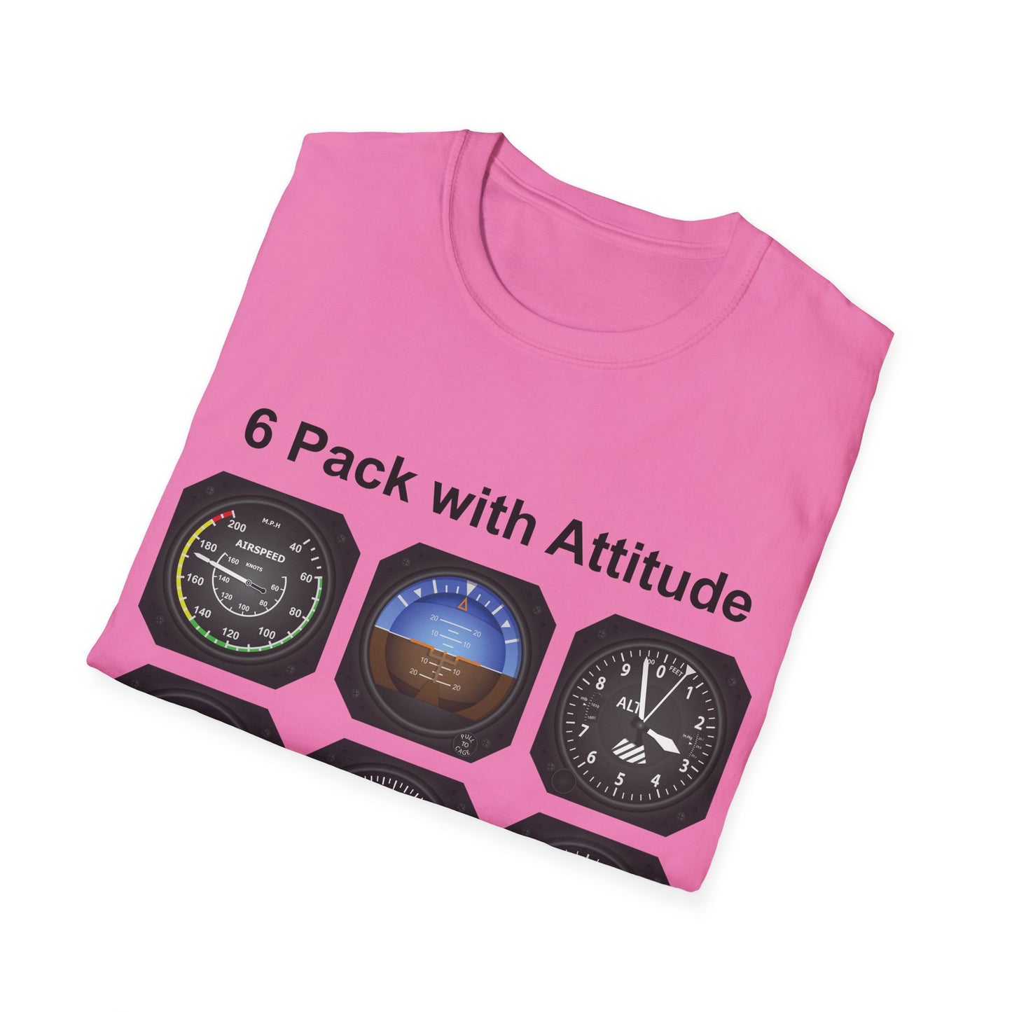 Aviator 6 Pack Unisex T-Shirt - Attitude Collection