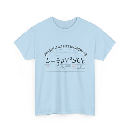 Physics Formula T-Shirt – “What Part of This Don’t You Understand?” Tee
