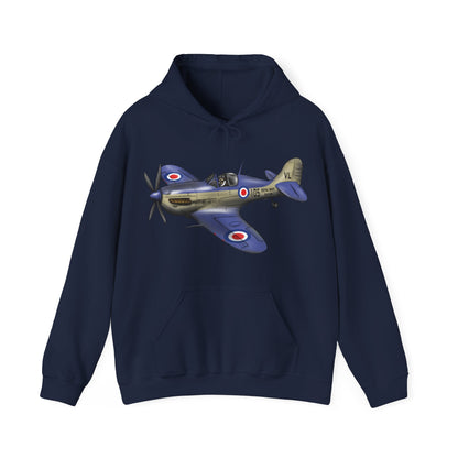 Seafire Spitfire design Unisex Heavy Blend™ Hooded Sweatshirt - Funky Aviation