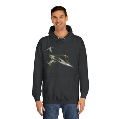 Starfighter Aircraft Design Unisex College Hoodie - Funky Aviation