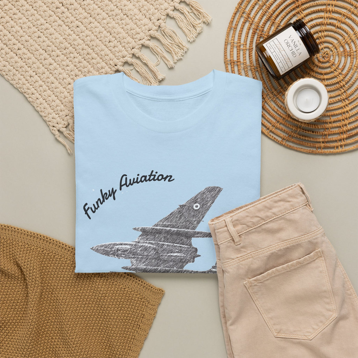 Funky Aviation Sea Vixen Vintage Aircraft T-Shirt