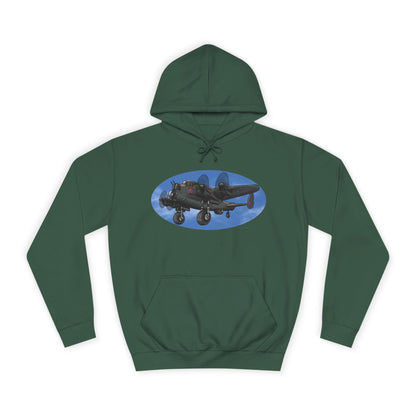Vintage Lancaster Bomber Hoodie - Aviation Graphic Pullover