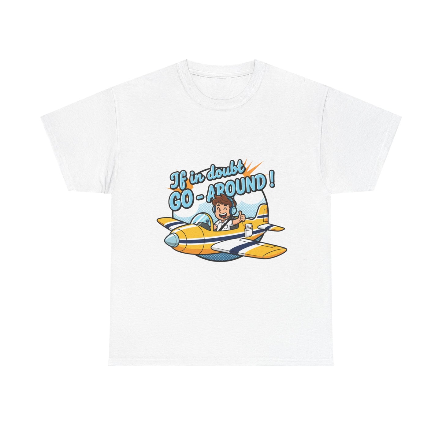 "If in Doubt, Go Around" Pilot Plane T‑Shirt