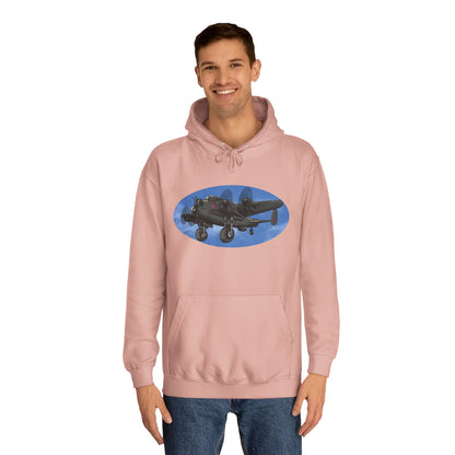 Vintage Lancaster Bomber Hoodie - Aviation Graphic Pullover