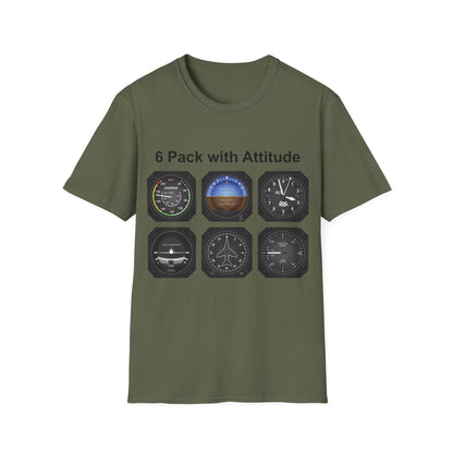 Aviator 6 Pack Unisex T-Shirt - Attitude Collection
