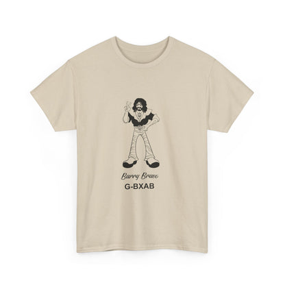 Tee Barry Bravo Piper PA28 Aircraft Retro Cartoon Design Unisex Heavy Cotton
