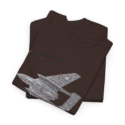 Funky Aviation Sea Vixen Vintage Aircraft T-Shirt