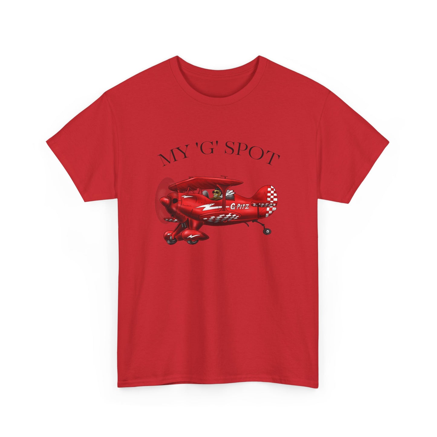 My 'G' Spot Aerobatic Unisex Heavy Cotton Tee