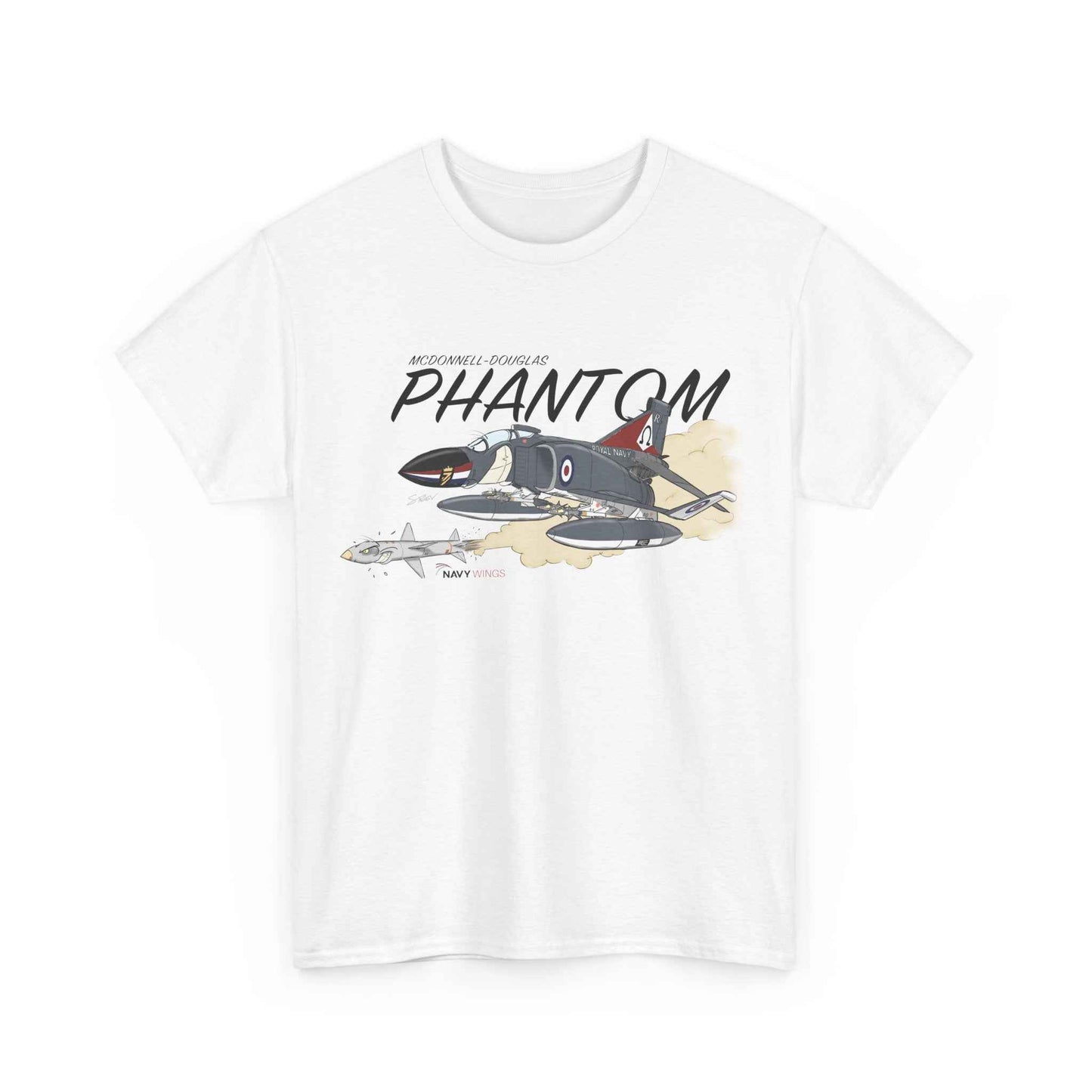 Phantom Jet T-Shirt — Vintage Military Fighter Graphic Tee