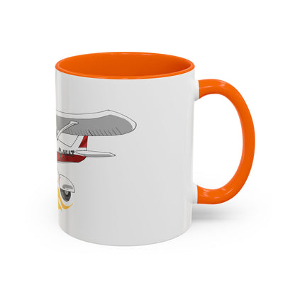 Coffee Mug - Cartoon Cessna Aircraft with LAC Logo