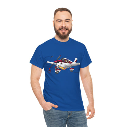 Hand Drawn LAC Piper PA28 T-Shirt