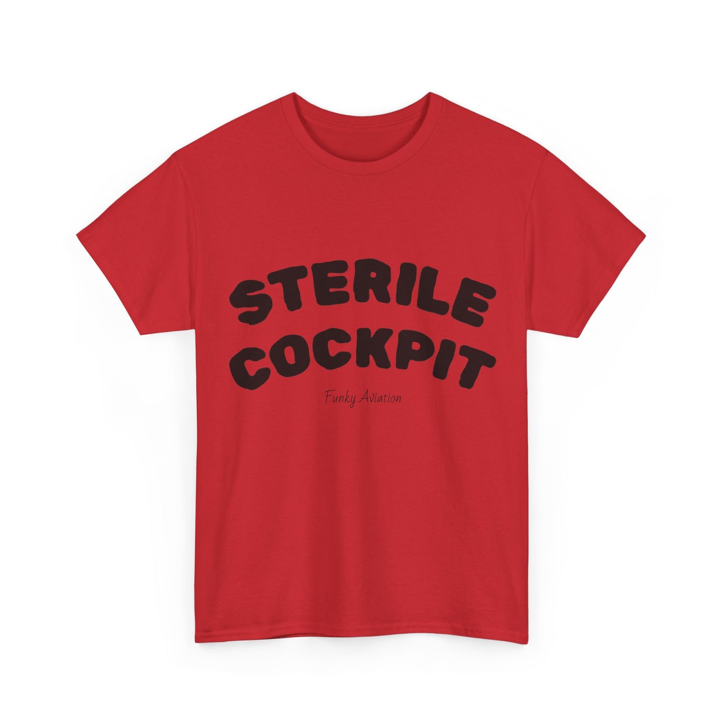 Sterile Cockpit Graphic Tee — Funny Aviation Pilot T-Shirt