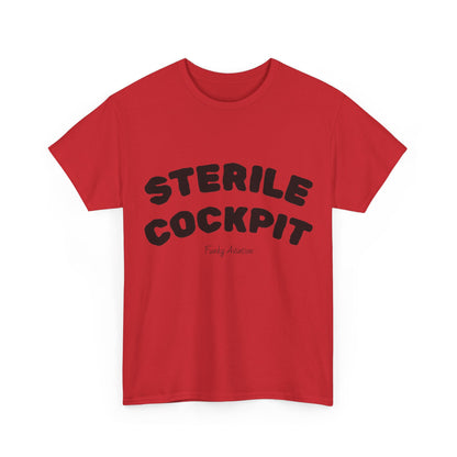 Sterile Cockpit Graphic Tee — Funny Aviation Pilot T-Shirt