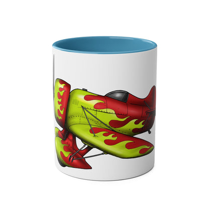 Gee Bee Two-Tone Coffee Mugs, 11oz - Funky Aviation