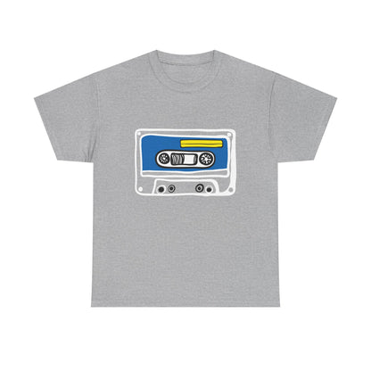 Retro Cassette Tape Graphic T-Shirt — 80s Music Vintage Tee
