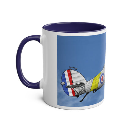 Vintage Nimrod Two-Tone Coffee Mugs, 11oz - Funky Aviation