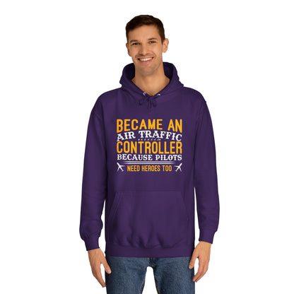 ATC Slogan Unisex College Hoodie - Funky Aviation