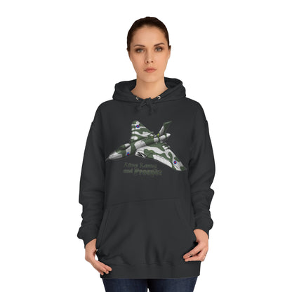 Vulcan Bomber Aircraft Unisex College Hoodie - Funky Aviation