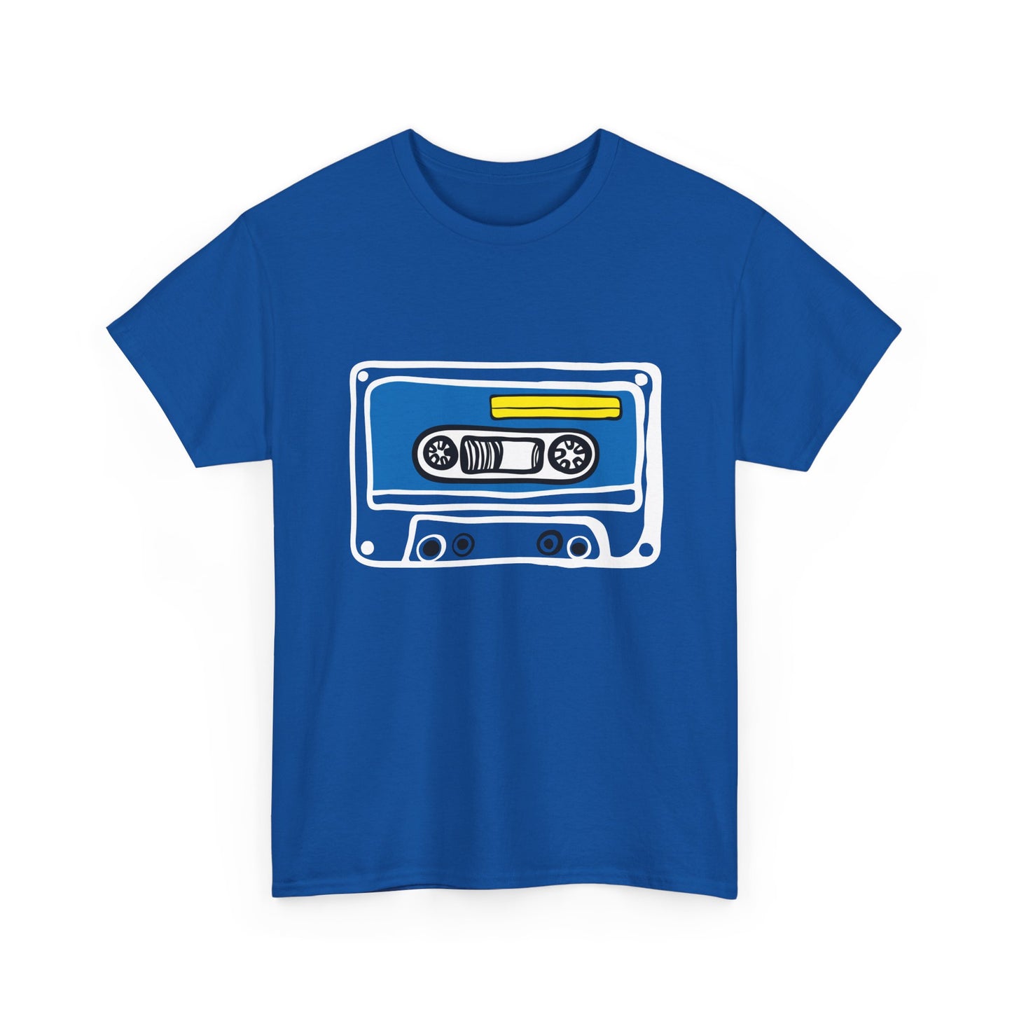 Retro Cassette Tape Graphic T-Shirt — 80s Music Vintage Tee