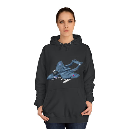 Sea Vixen Unisex College Hoodie - Funky Aviation