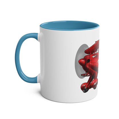 Pitts Special Aerobatic Two-Tone Coffee Mugs, 11oz
