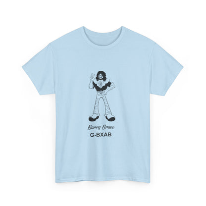 Tee Barry Bravo Piper PA28 Aircraft Retro Cartoon Design Unisex Heavy Cotton