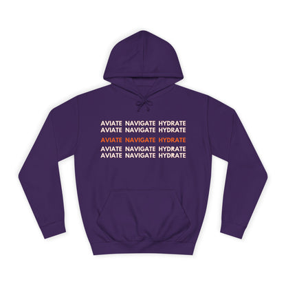 Aviate Navigate Hydrate Unisex Hoodie
